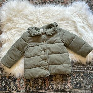 H&M Corduroy Puff Coat